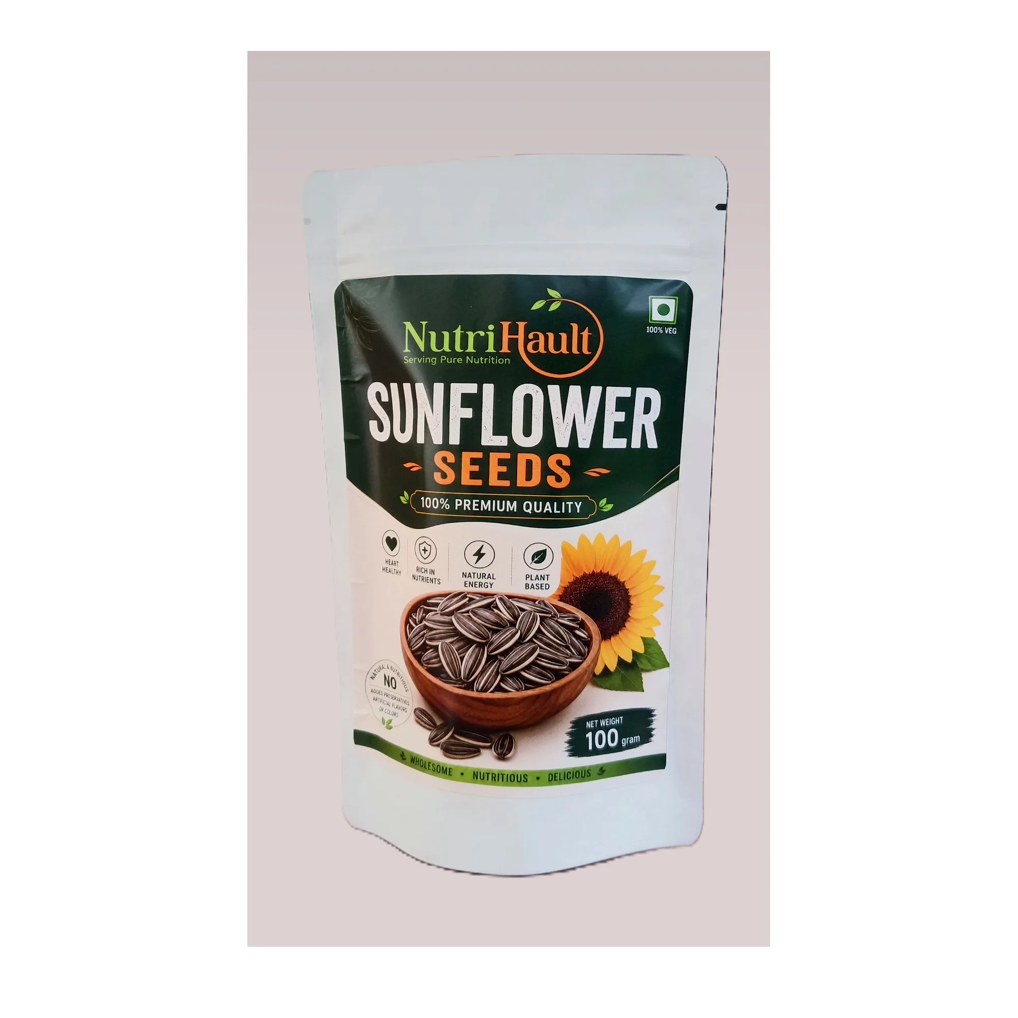 Buy Sunflower Seeds | Premium Raw | High Protein | No Preservatives online β NutriHault