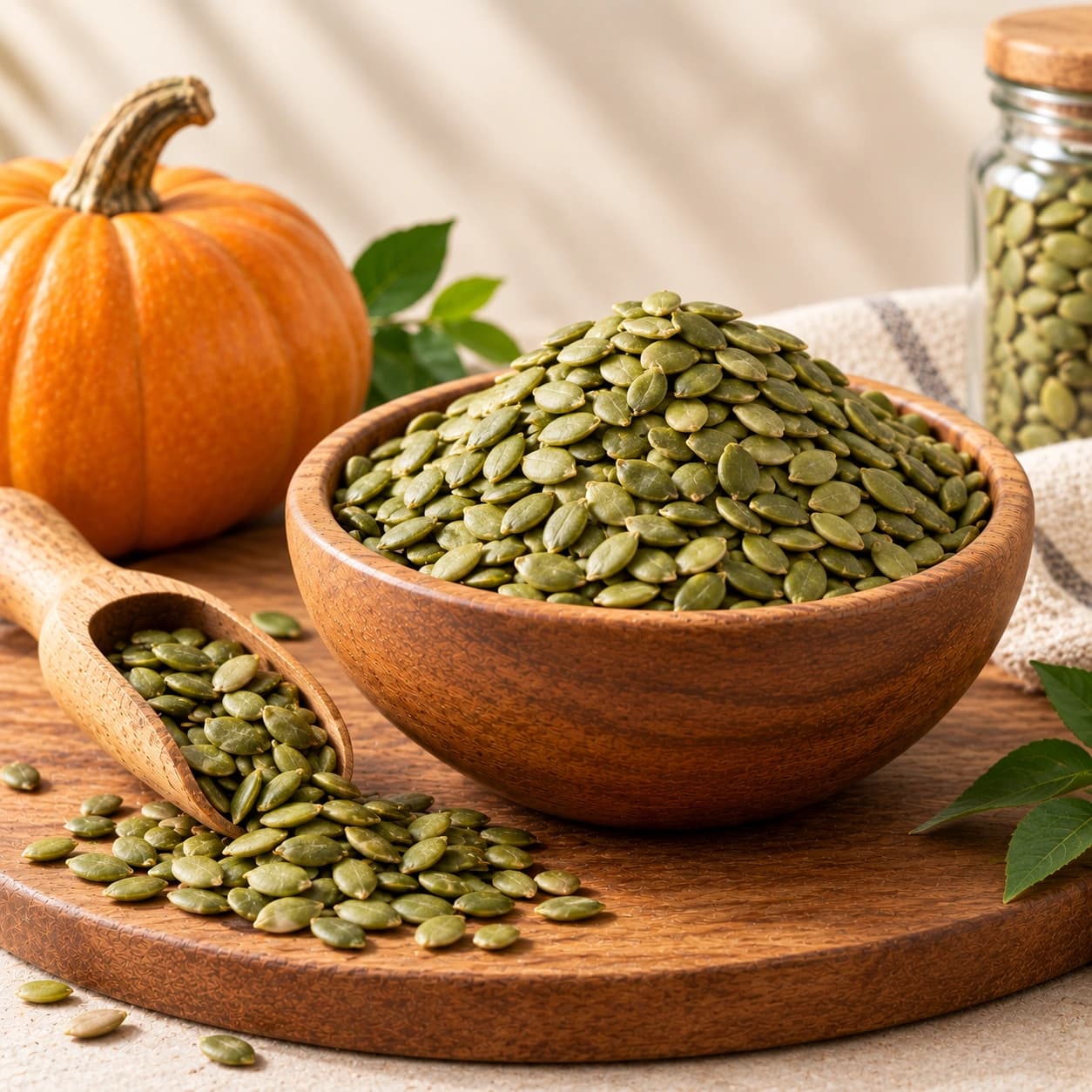 Unroasted Raw Pumpkin Seeds.