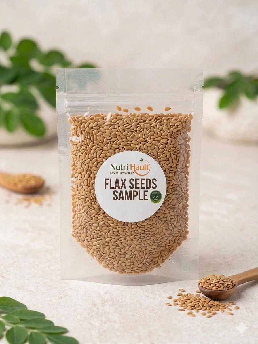 Buy NutriHault Flax Seeds Sample β 15g online β NutriHault